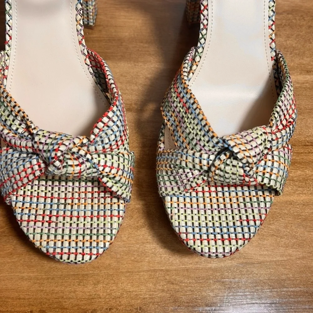 Marc Fisher Woven Block Heel Sandals
